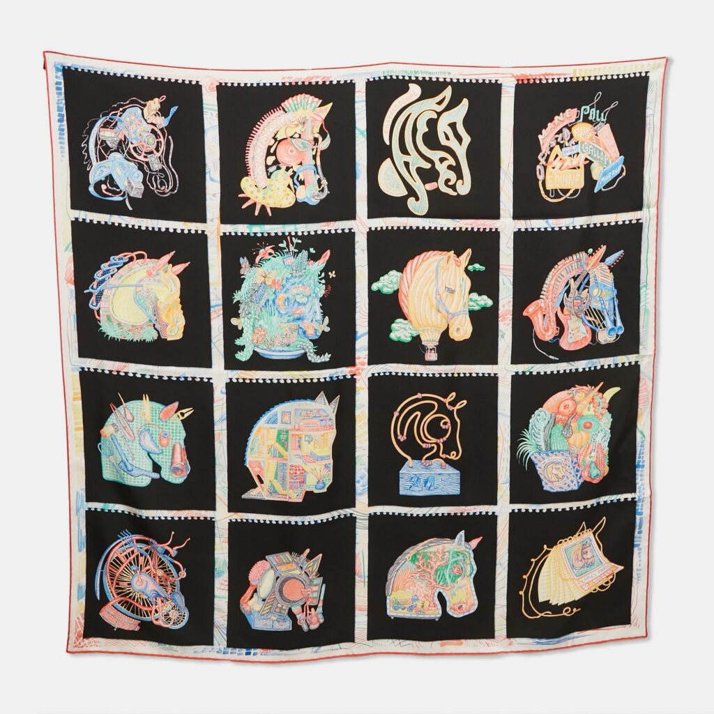 luxury-women-hermes-new-accessories-p1223295-001.jpg Hermès Multicolor Chevaloscope Silk Scarf