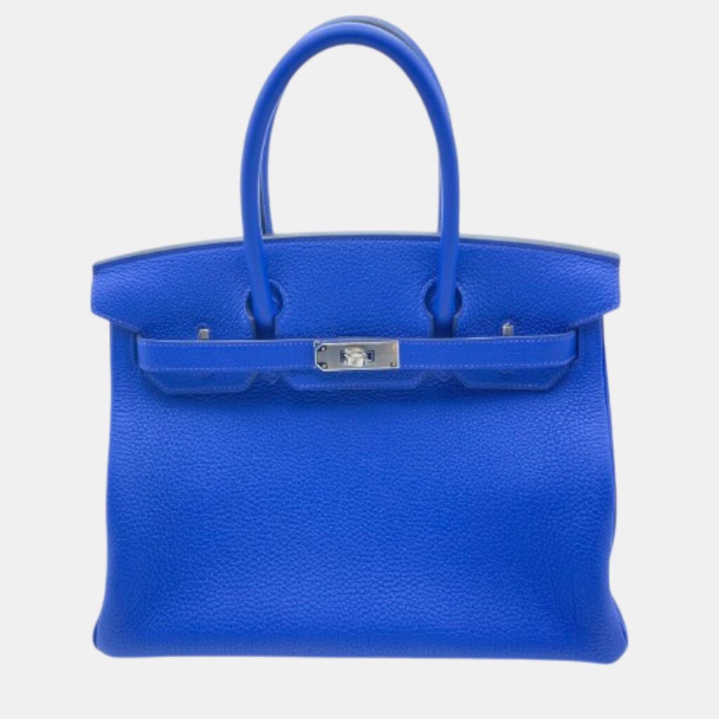 Hermes Blue Royal Togo Leather Birkin 30 Bag Hermes Blue Royal Togo Leather Birkin 30 Bag