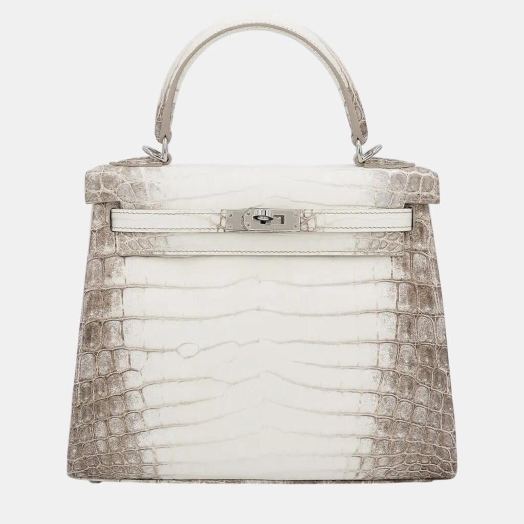Hermes Himalaya Matte Niloticus Crocodile Leather Kelly 25 Bag Hermes Himalaya Matte Niloticus Crocodile Leather Kelly 25 Bag