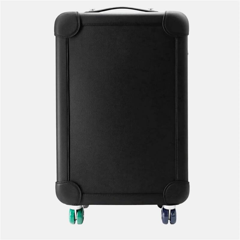 Hermes Rolling Mobility Suitcase Black Taurillon Clemence Leather Travel Bag Hermes Rolling Mobility Suitcase Black Taurillon Clemence Leather Travel Bag