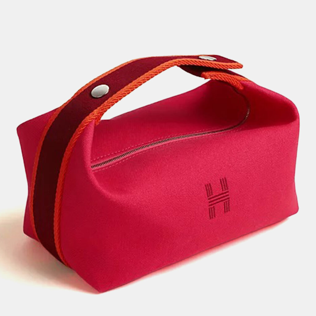 Hermes Bride-a-Brac case small Hibiscuss Canvas handbag Hermes Bride-a-Brac case small Hibiscuss Canvas handbag