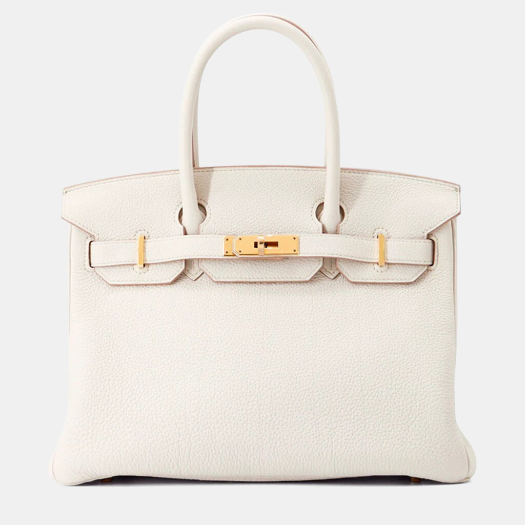 Hermes Birkin 30 Beton Togo Leather Handbag Hermes Birkin 30 Beton Togo Leather Handbag