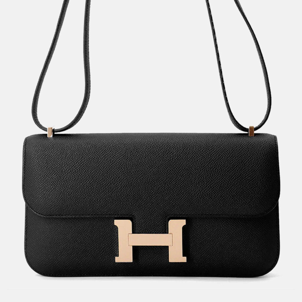 Hermes Constance Elan Black Epsom Bag Hermes Constance Elan Black Epsom Bag