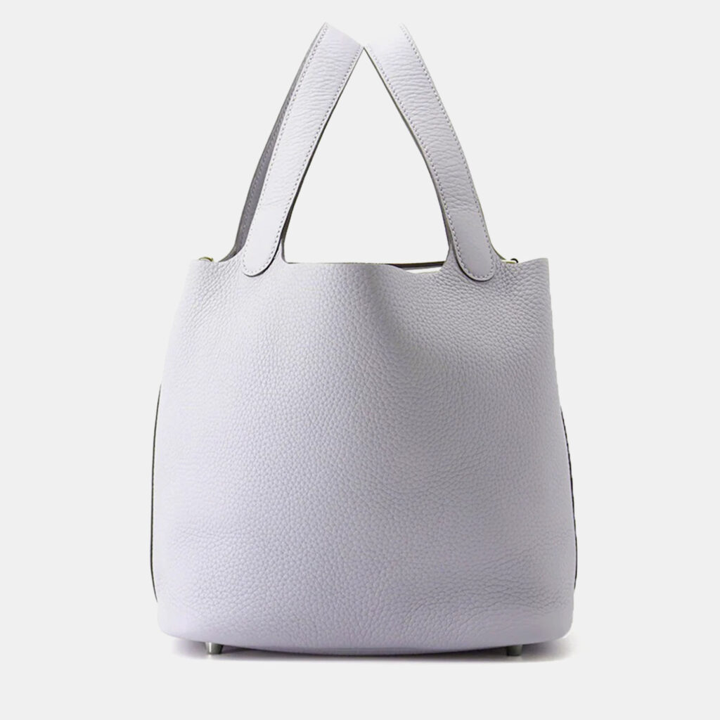 Hermes Picotin Lock MM Green Pantan Taurillon Clemence Bag
