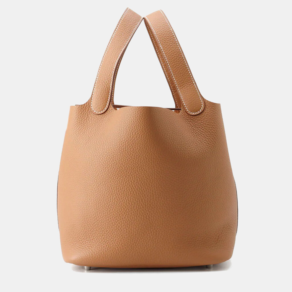 Hermes Picotin Lock 22 Gold Taurillon Clemence Bag Hermes Picotin Lock 22 Gold Taurillon Clemence Bag