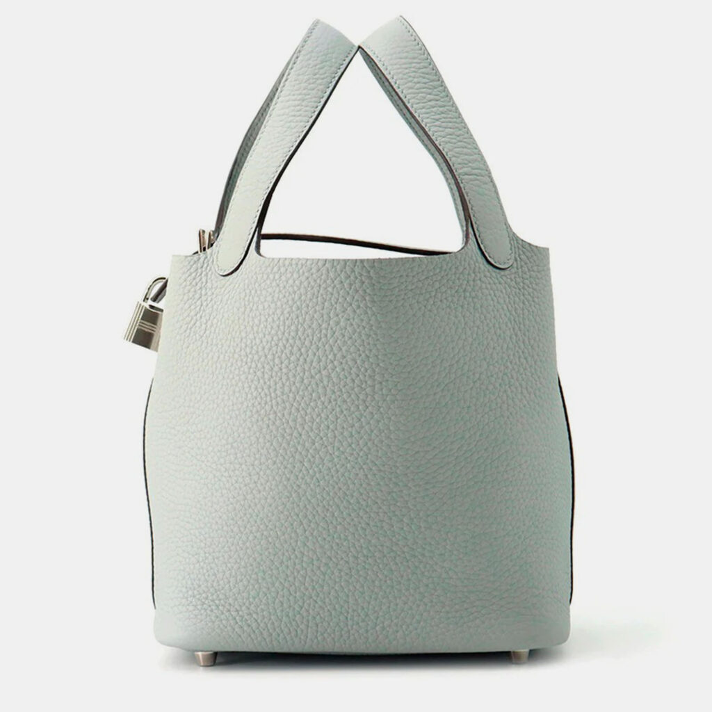 Hermes Picotin Lock Blue Pale Taurillon Clemence PM Hermes Picotin Lock Blue Pale Taurillon Clemence PM