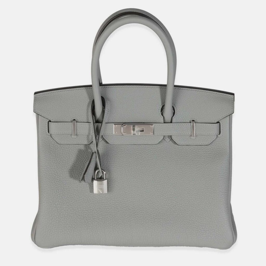 Hermes Birkin 30 Gris Meyer Togo Leather Bag Hermes Birkin 30 Gris Meyer Togo Leather Bag