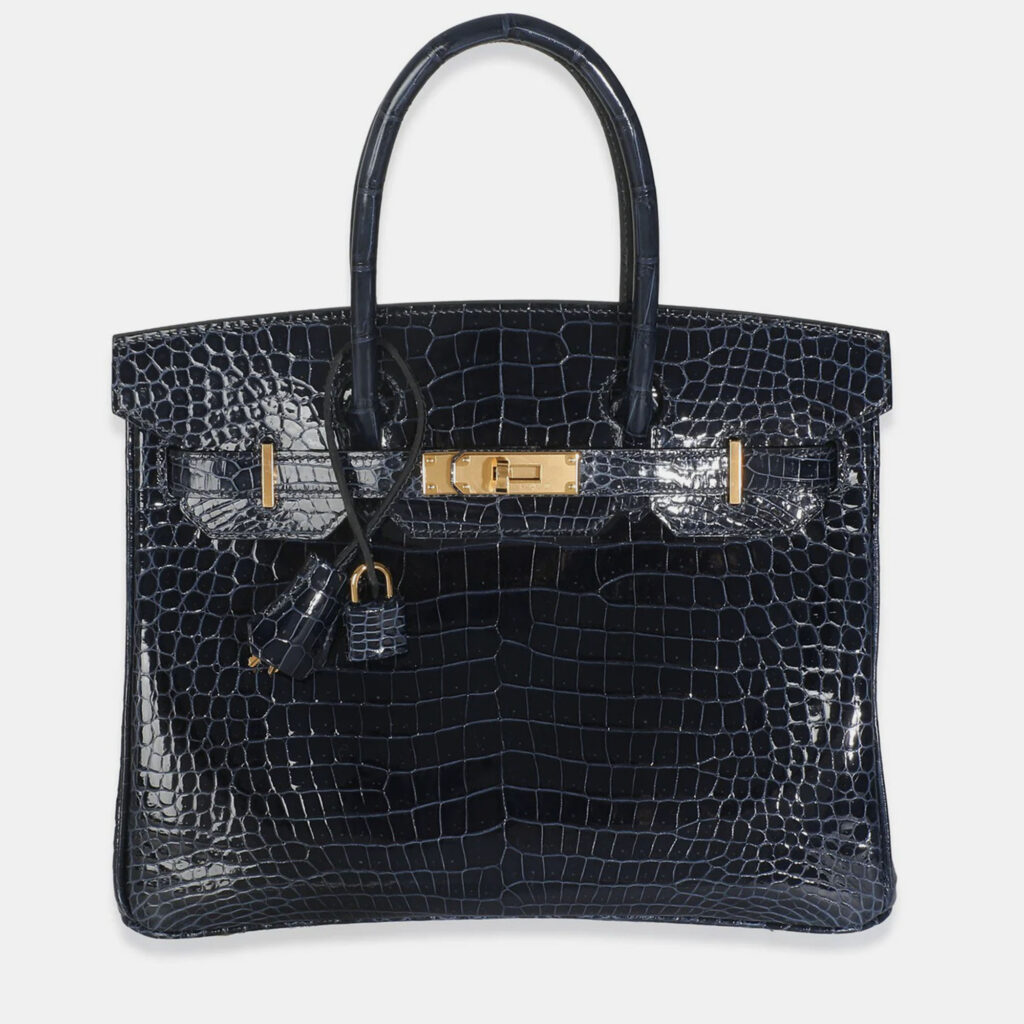 Hermes Birkin 30 Bleu Marine Crocodile Porosus Bag Hermes Birkin 30 Bleu Marine Crocodile Porosus Bag