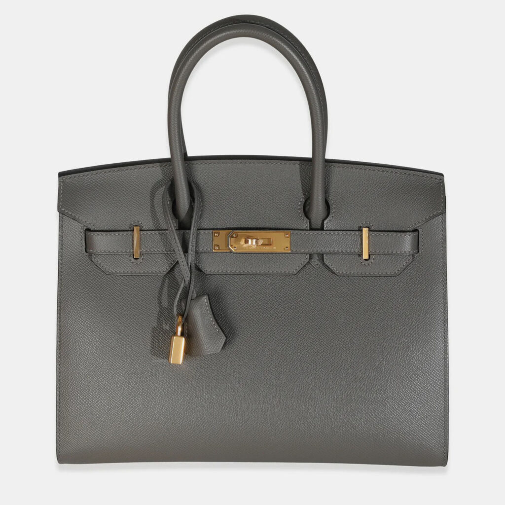 Hermes Sellier Birkin 30 Gris Meyer Epsom Bag Hermes Sellier Birkin 30 Gris Meyer Epsom Bag