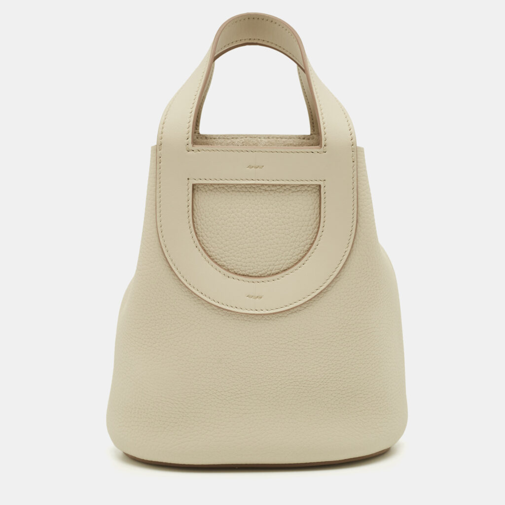 Hermès Beton Taurillon Clemence and Swift Leather In The Loop 18 Bag Hermès Beton Taurillon Clemence and Swift Leather In The Loop 18 Bag