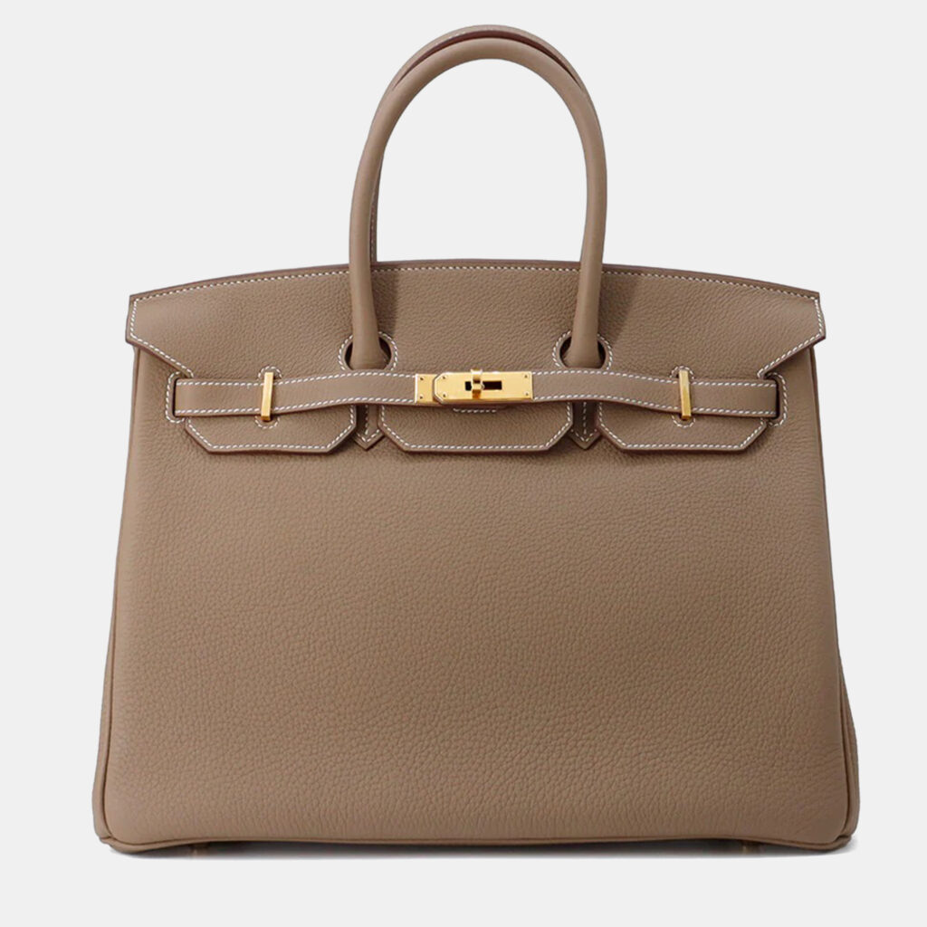 Hermes Birkin 35 Etoupe Togo Leather Bag Hermes Birkin 35 Etoupe Togo Leather Bag