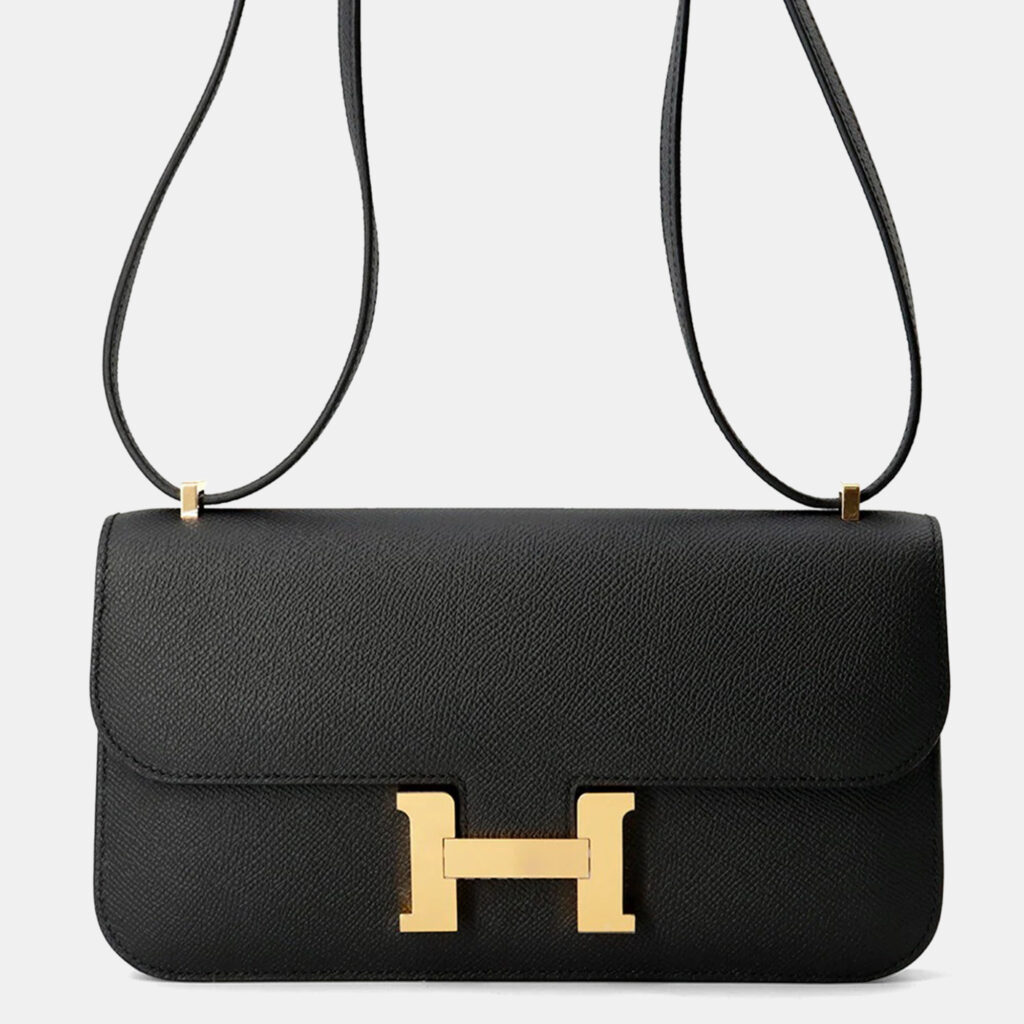 Hermes Constance Elan Miroir Black Epsom Hermes Constance Elan Miroir Black Epsom