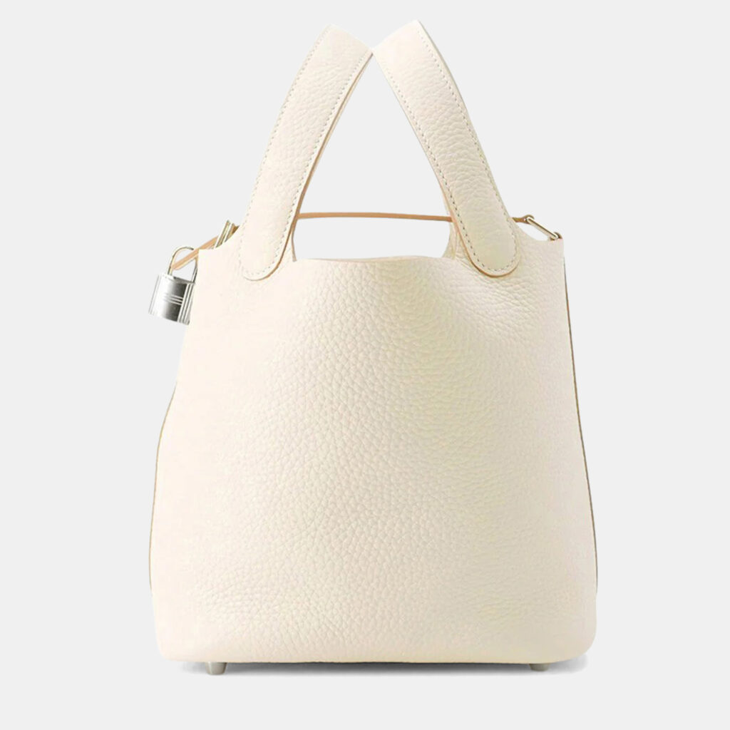 Hermes Picotin Lock 18 Craie Taurillon Clemence Bag Hermes Picotin Lock 18 Craie Taurillon Clemence Bag
