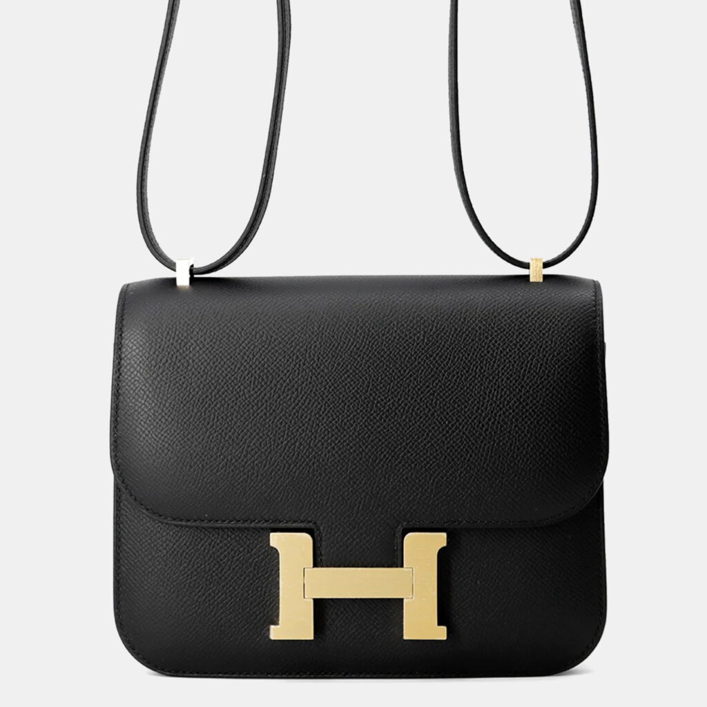 Hermes Constance3 Size Mini Miroir Black Epsom Bag Hermes Constance3 Size Mini Miroir Black Epsom Bag