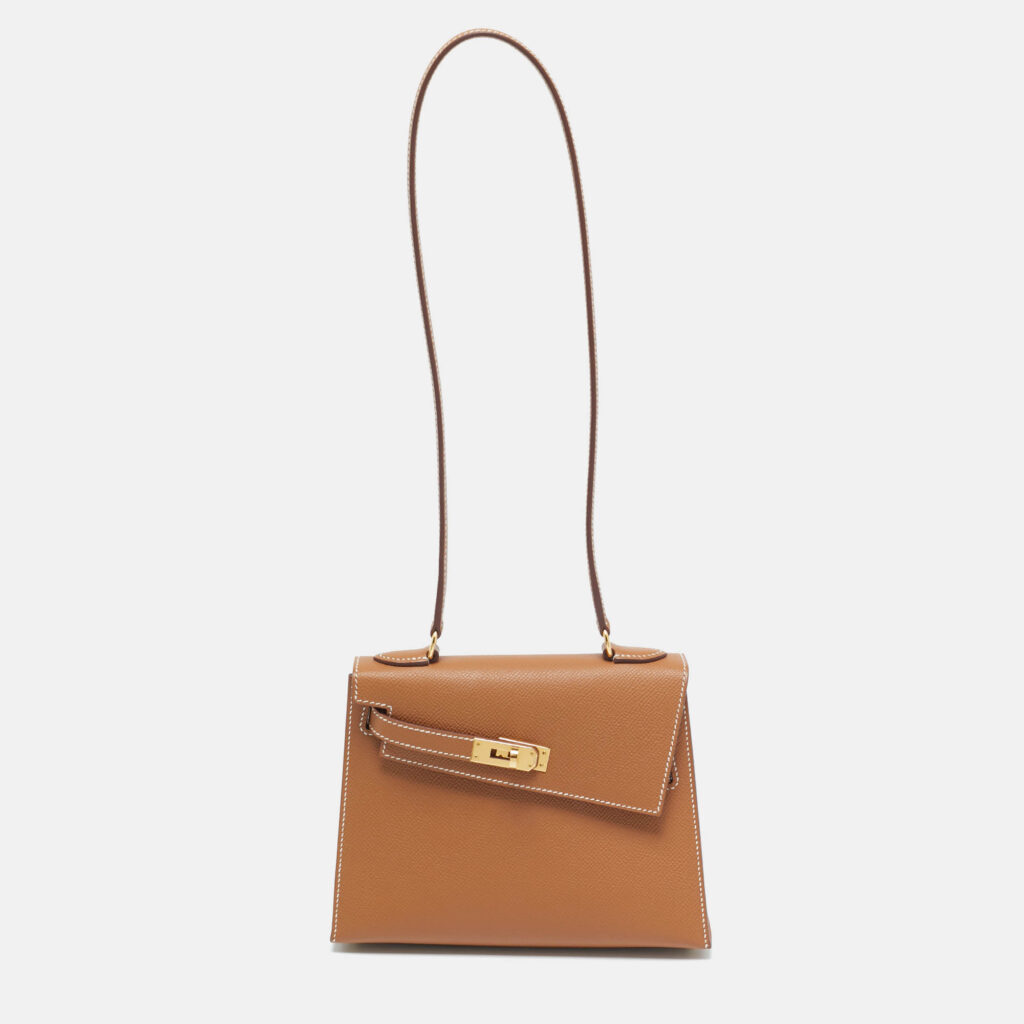 Hermes Gold Epsom Leather Gold Finish Kelly En Desordre Sellier 20 Bag Hermes Gold Epsom Leather Gold Finish Kelly En Desordre Sellier 20 Bag