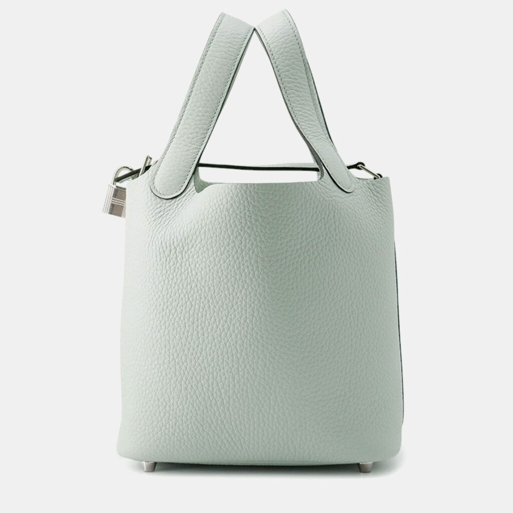 Hermes Picotin Lock Blue Pale Taurillon Clemence PM Hermes Picotin Lock Blue Pale Taurillon Clemence PM