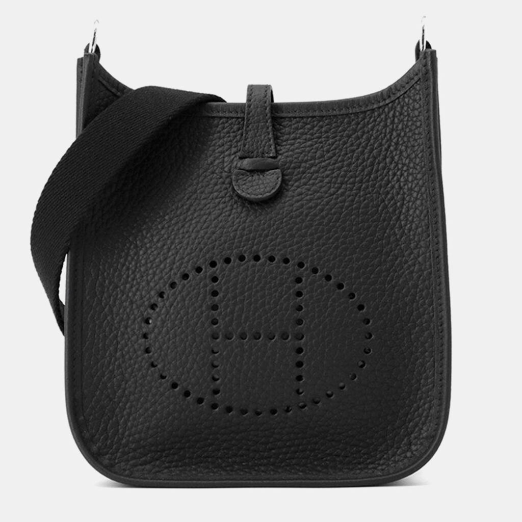 Hermes Evelyne Long Black Taurillon Clemence TPM Hermes Evelyne Long Black Taurillon Clemence TPM