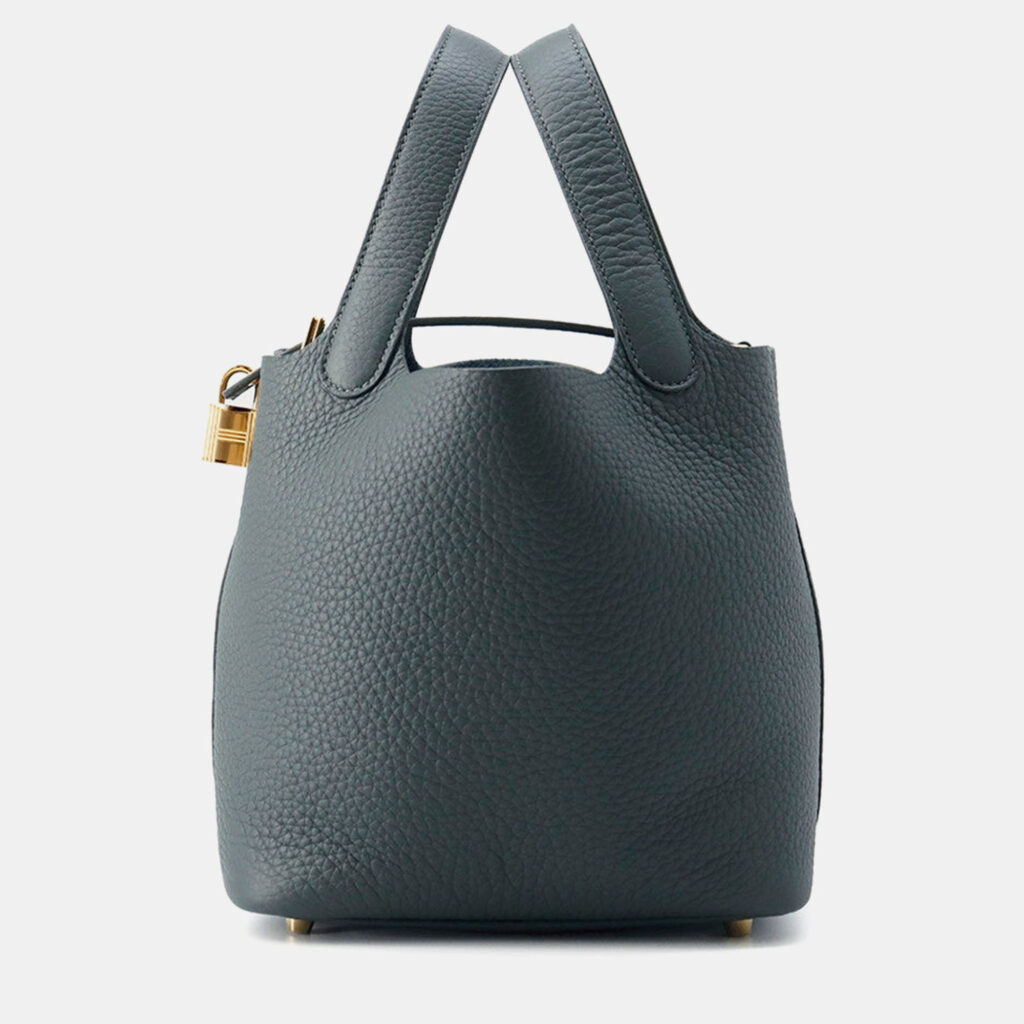 Hermes Picotin Lock Vert Mangrove Taurillon Clemence PM Hermes Picotin Lock Vert Mangrove Taurillon Clemence PM