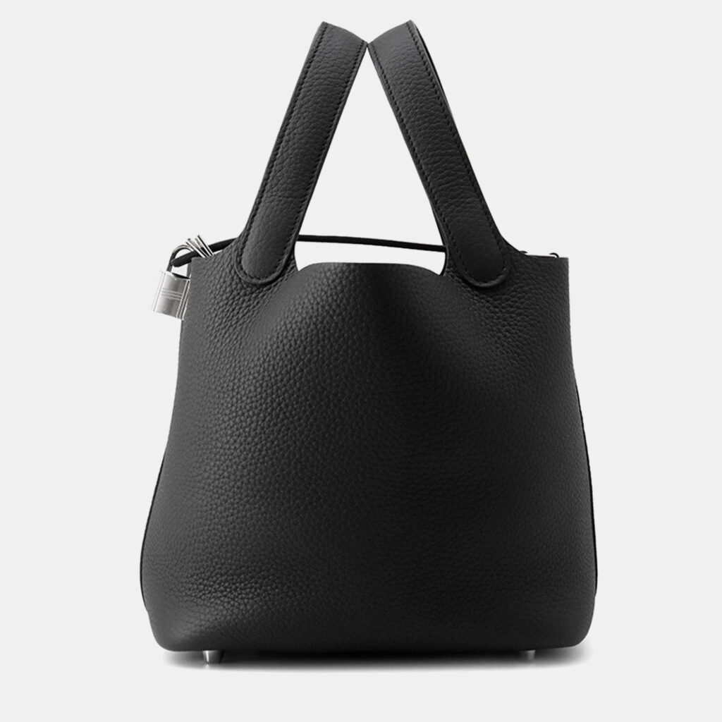 Hermes Picotin Padlock 18 Black Taurillon Clemence Hermes Picotin Padlock 18 Black Taurillon Clemence