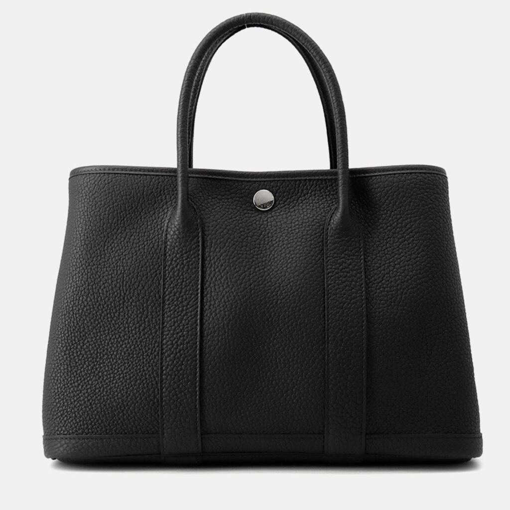 Hermes Garden Party Black Negonda Leather TPM Hermes Garden Party Black Negonda Leather TPM