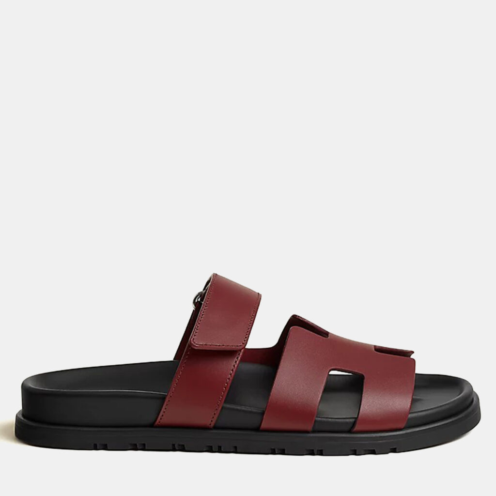 Hermes Chypre Sandal Size 36 Rouge H Calfskin Hermes Chypre Sandal Size 36 Rouge H Calfskin