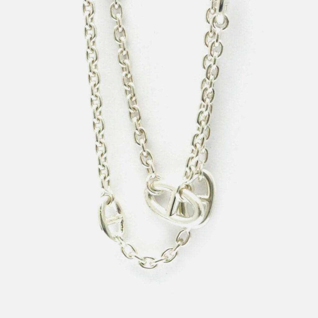 Hermes Chaine D'ancre Silver Pendant Necklace Hermes Chaine D'ancre Silver Pendant Necklace