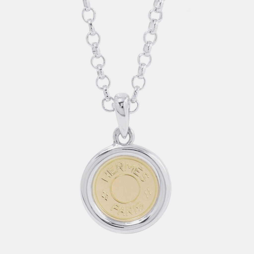 Hermes Sellier Pendant Sv925 18k Yellow Gold Hermes Sellier Pendant Sv925 18k Yellow Gold