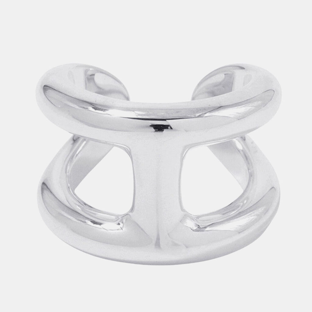 Hermes Osmoz Ring Size Gm EU 53 Silver 925 Hermes Osmoz Ring Size Gm EU 53 Silver 925