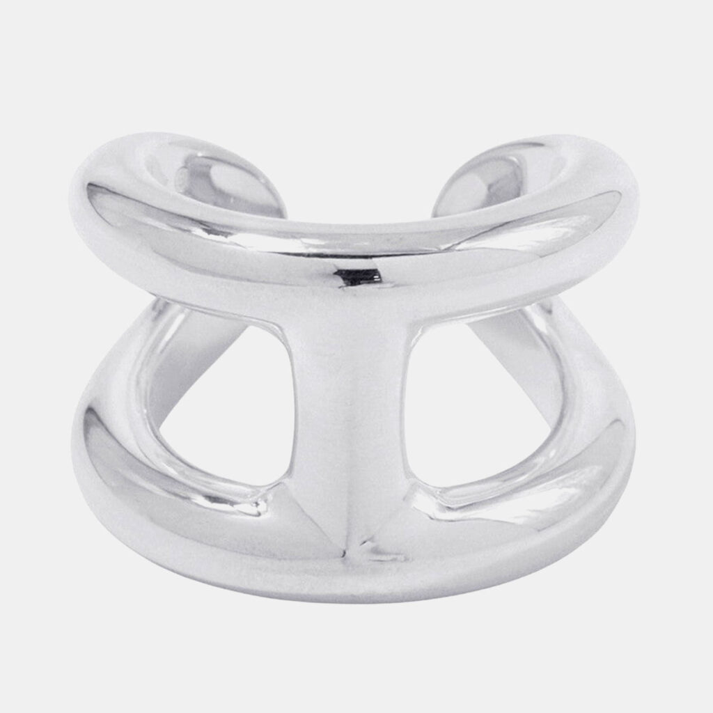 Hermes Osmoz Ring Size GM EU 53 Silver 925 Hermes Osmoz Ring Size GM EU 53 Silver 925