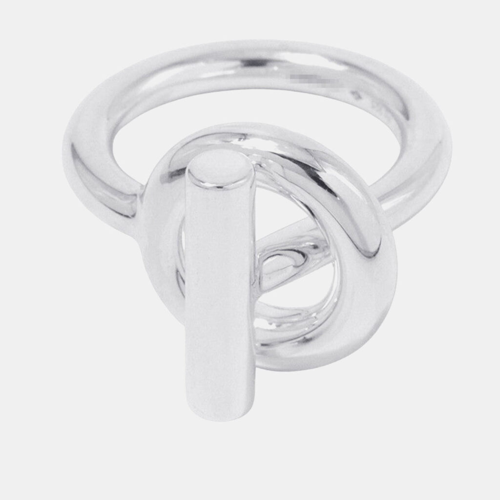 Hermes Echappee Silver 925 Ring MM EU 51 Hermes Echappee Silver 925 Ring MM EU 51