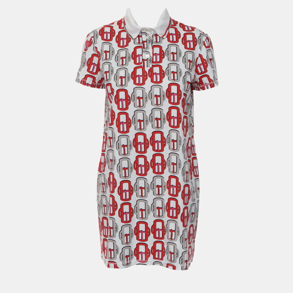 Hermes Printed Polo Dress Hermes Printed Polo Dress