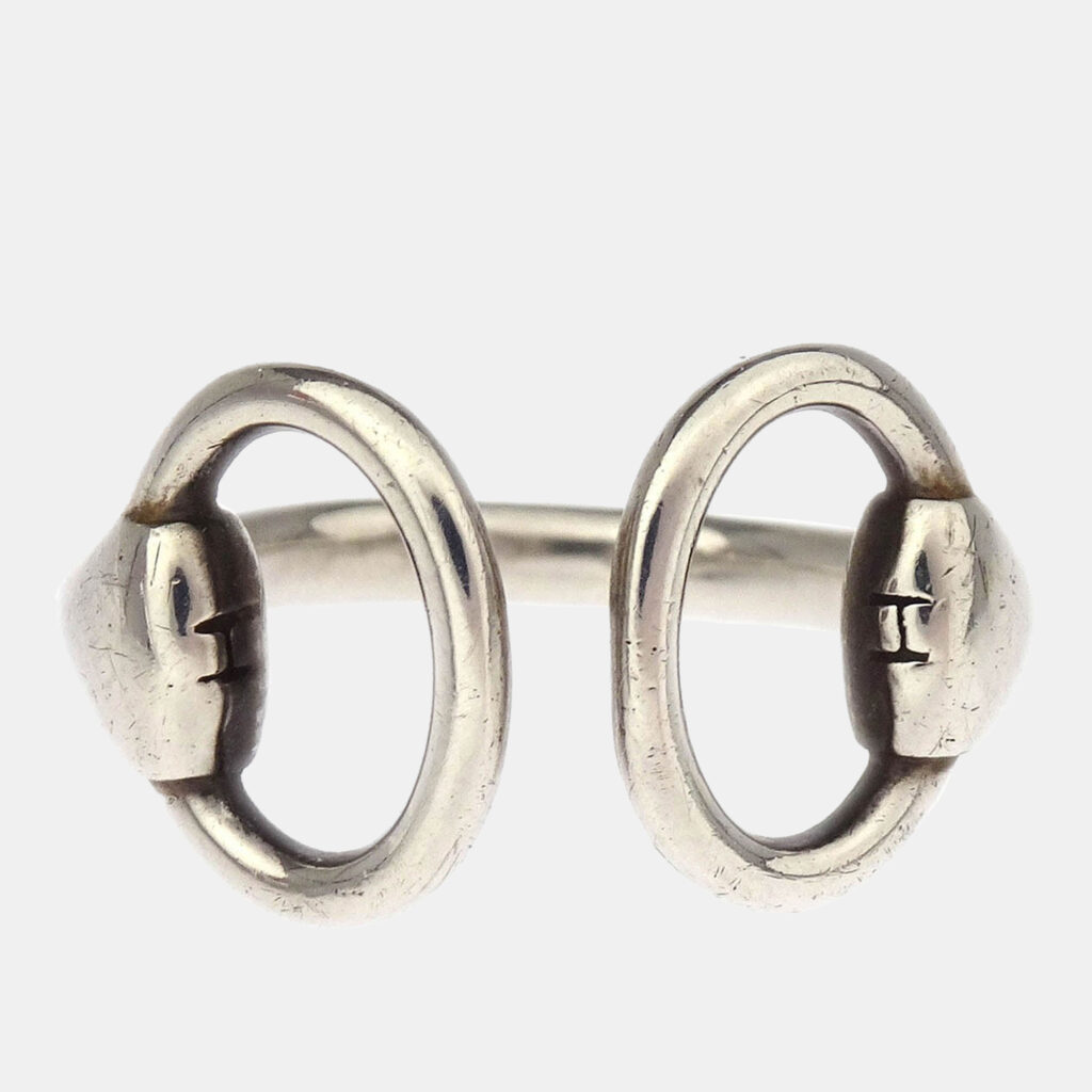 Hermes Ring Nausicaa SV925 Silver #51 Hermes Ring Nausicaa SV925 Silver #51
