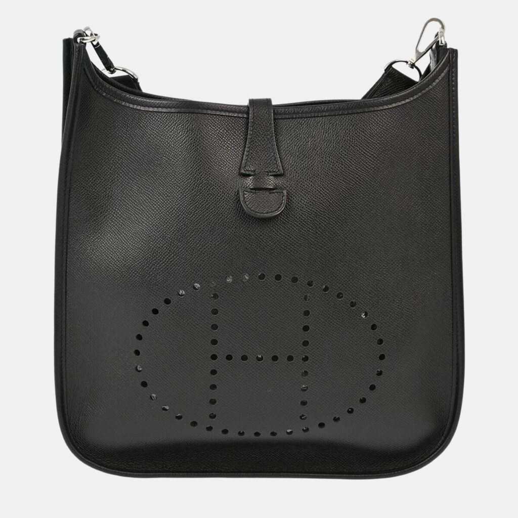 Hermes Black Epsom Evelyne 2 29 Shoulder Bag Hermes Black Epsom Evelyne 2 29 Shoulder Bag