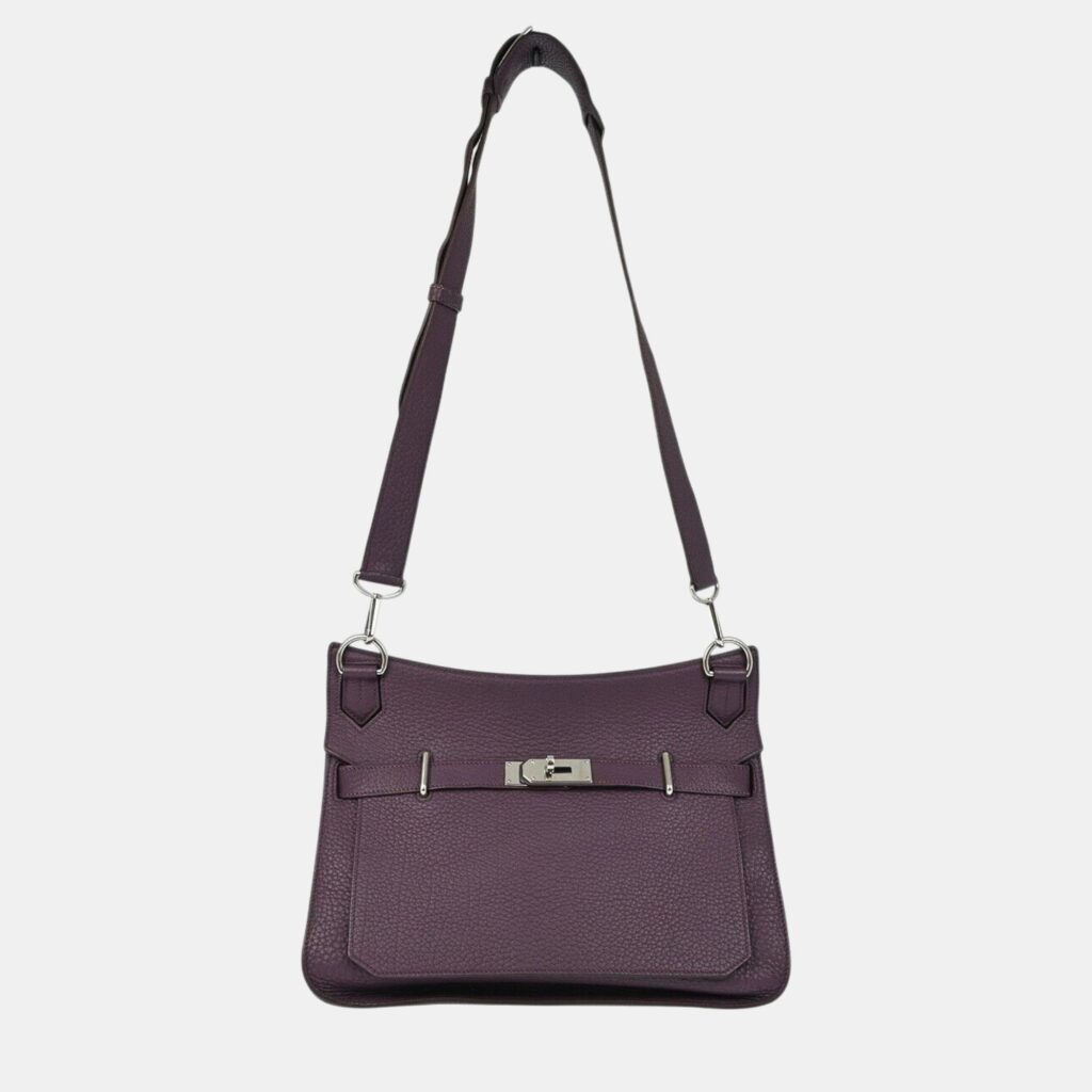 Hermes Purple Fjord Jypsiere 34 Shoulder Bag Hermes Purple Fjord Jypsiere 34 Shoulder Bag