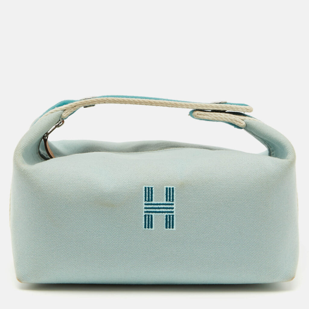 Hermes Eucalyptus Toile H Canvas Small Bride-a-Brac Case Hermes Eucalyptus Toile H Canvas Small Bride-a-Brac Case
