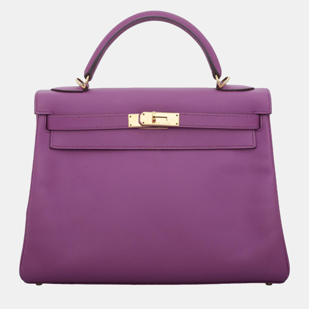 Hermes Anemone Epsom Leather Kelly 32 Tote Bag Hermes Anemone Epsom Leather Kelly 32 Tote Bag