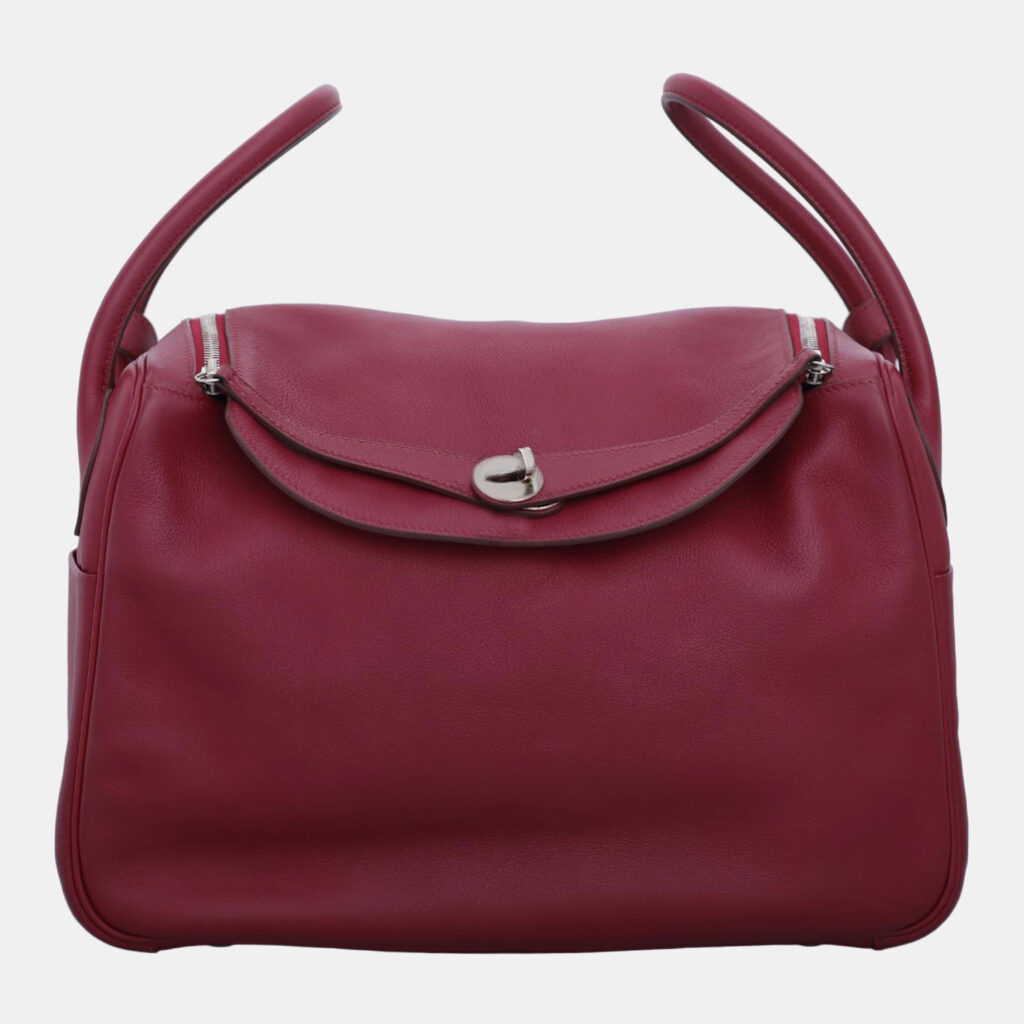 Hermes Ruby Swift Leather Lindy 34 Bag Hermes Ruby Swift Leather Lindy 34 Bag