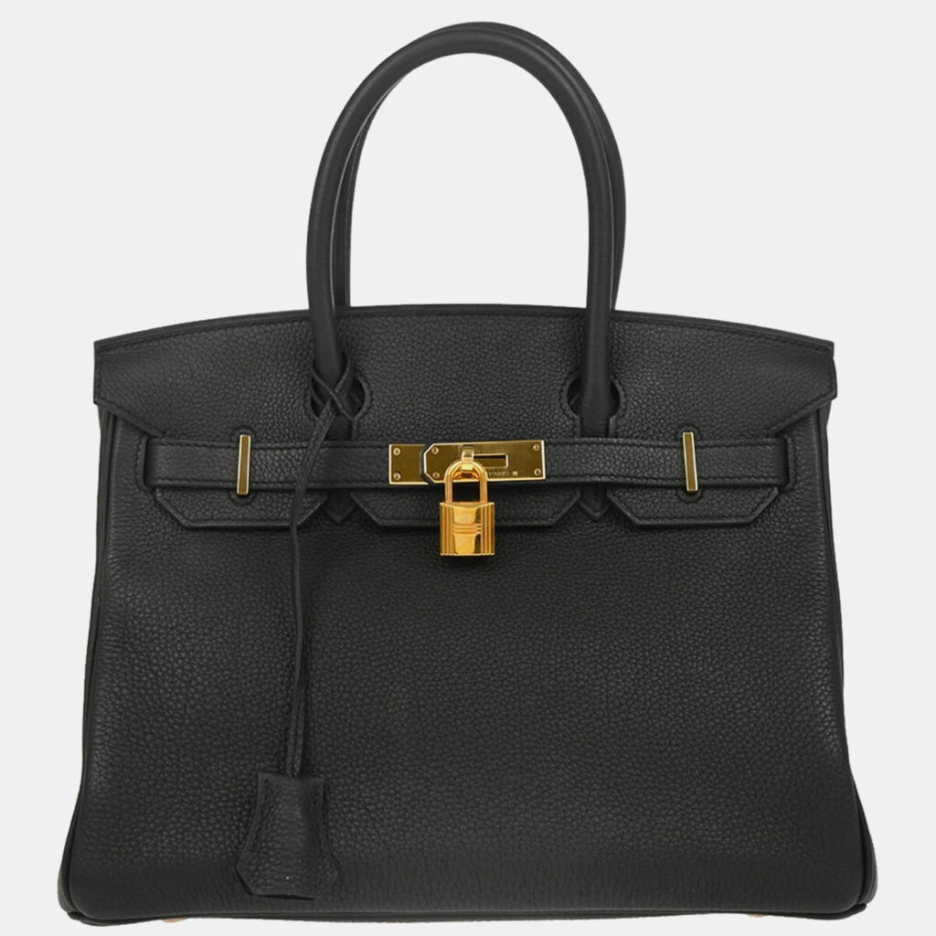 Hermes Birkin 30 Black Togo Leather Handbag Hermes Birkin 30 Black Togo Leather Handbag