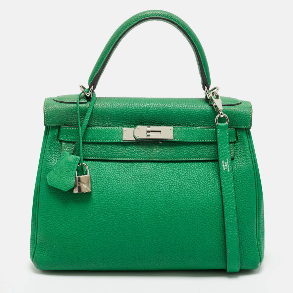 Hermes Bambou Togo Leather Palladium Finish Kelly Retourne 28 Bag Hermes Bambou Togo Leather Palladium Finish Kelly Retourne 28 Bag