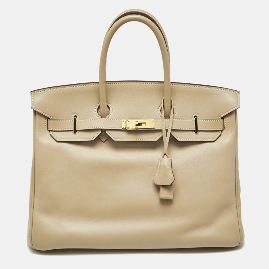 Hermes Beige Swift Leather Gold Finish Birkin 35 Bag Hermes Beige Swift Leather Gold Finish Birkin 35 Bag