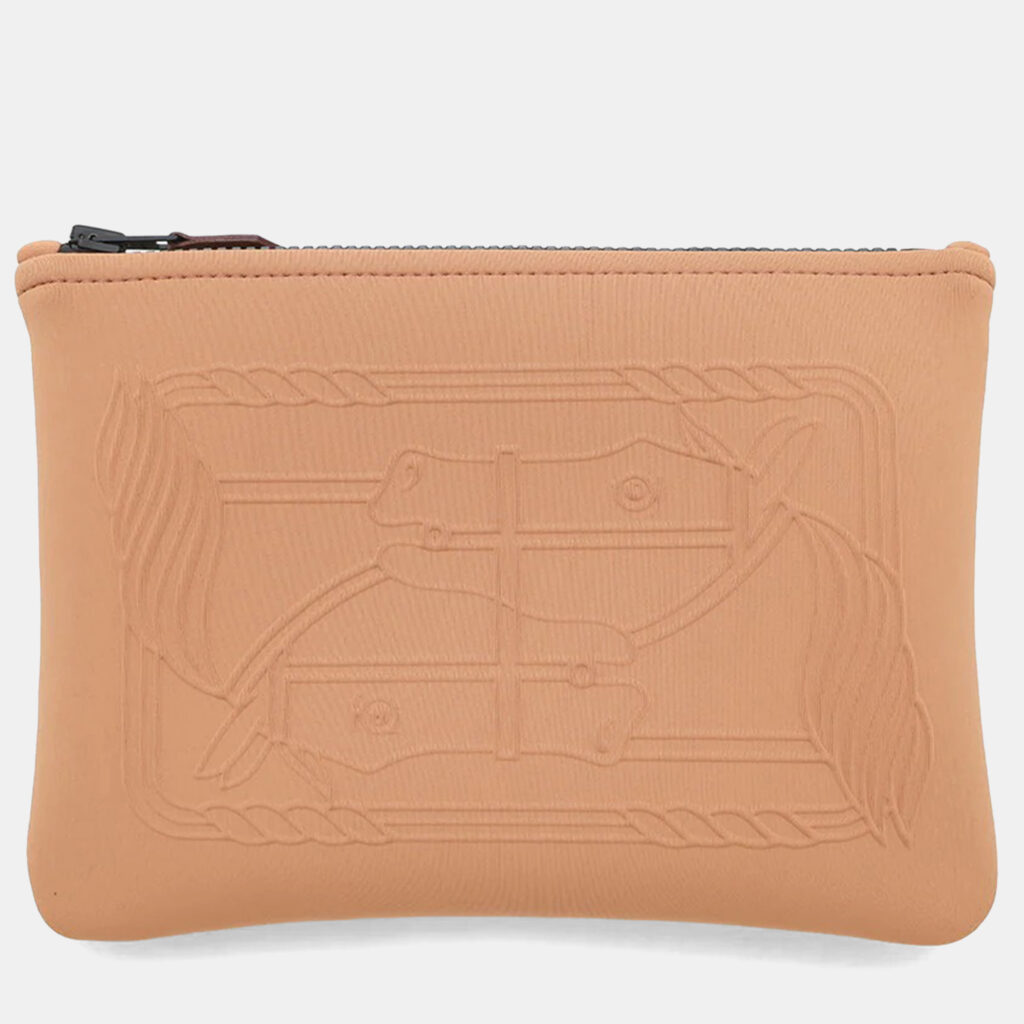 Hermes Neoban Cadrige PM Terre Nylon Polyurethane Tote Bag Hermes Neoban Cadrige PM Terre Nylon Polyurethane Tote Bag