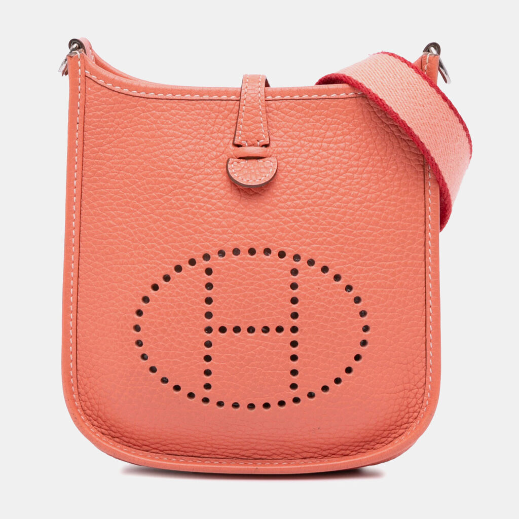 Hermes Evelyne TPM Clemence Leather Crossbody Bag Hermes Evelyne TPM Clemence Leather Crossbody Bag