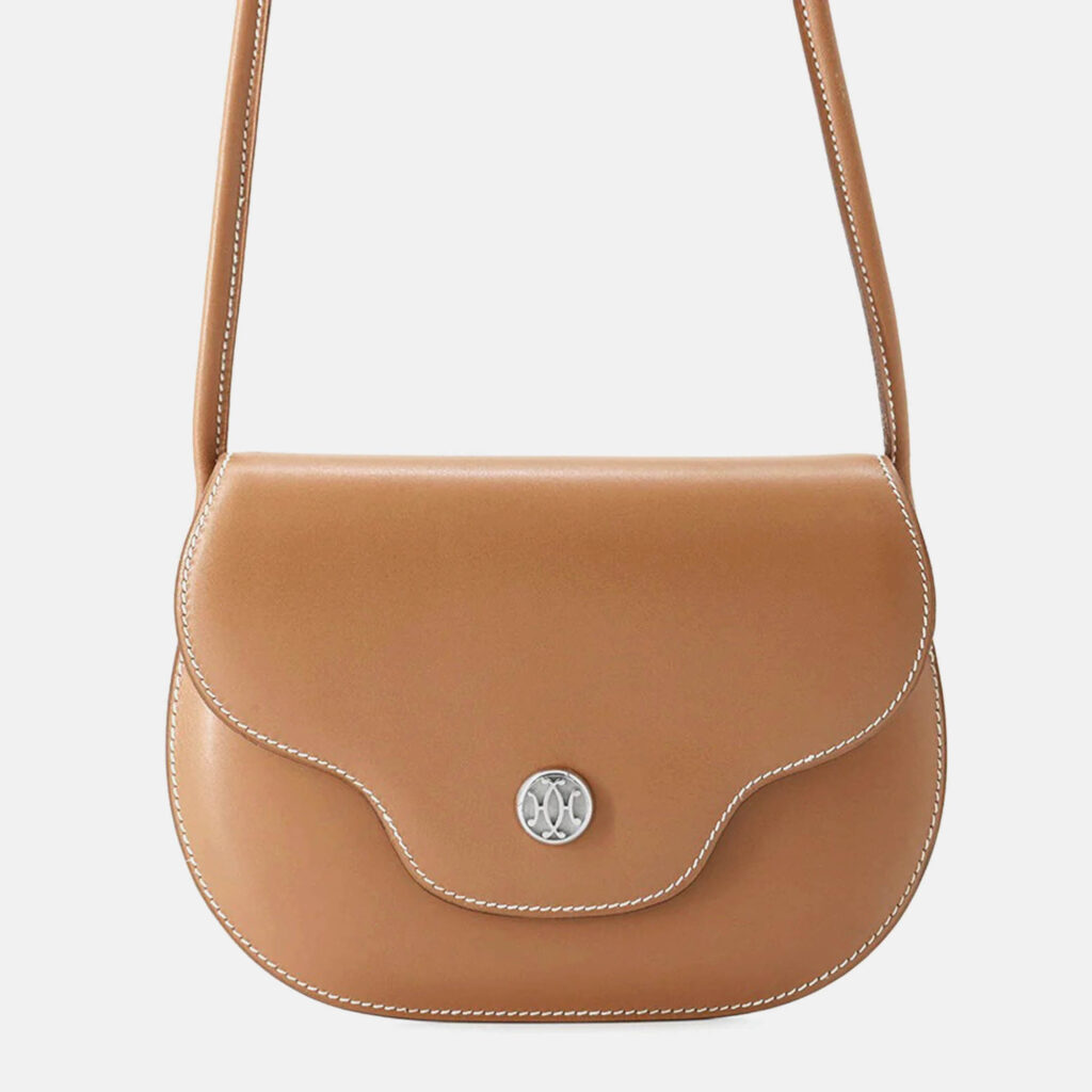 Hermes Shoulder Pouch Gold Box Calf Leather Hermes Shoulder Pouch Gold Box Calf Leather