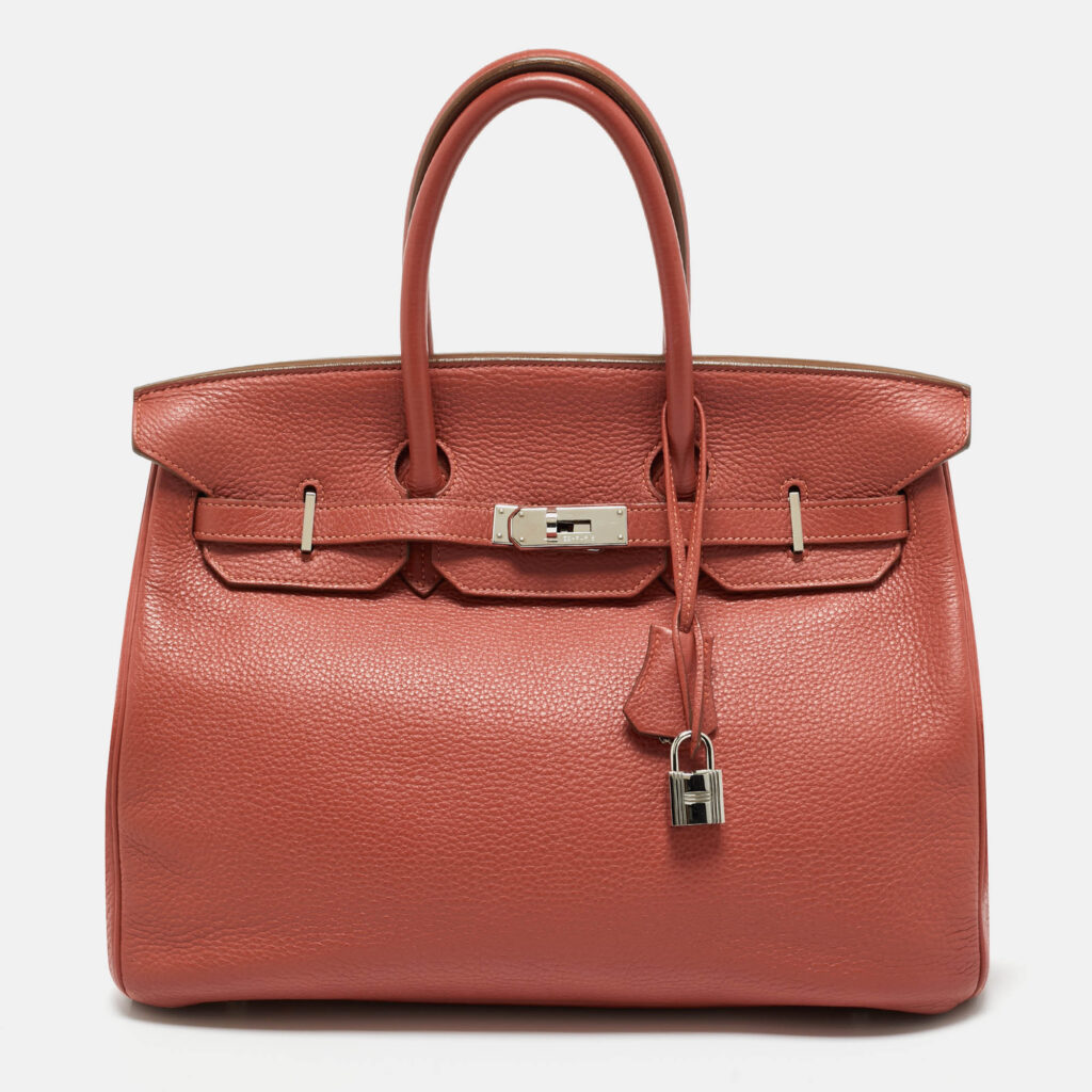 Hermes Sanguine Taurillon Clemence Leather Palladium Finish Birkin 35 Bag Hermes Sanguine Taurillon Clemence Leather Palladium Finish Birkin 35 Bag