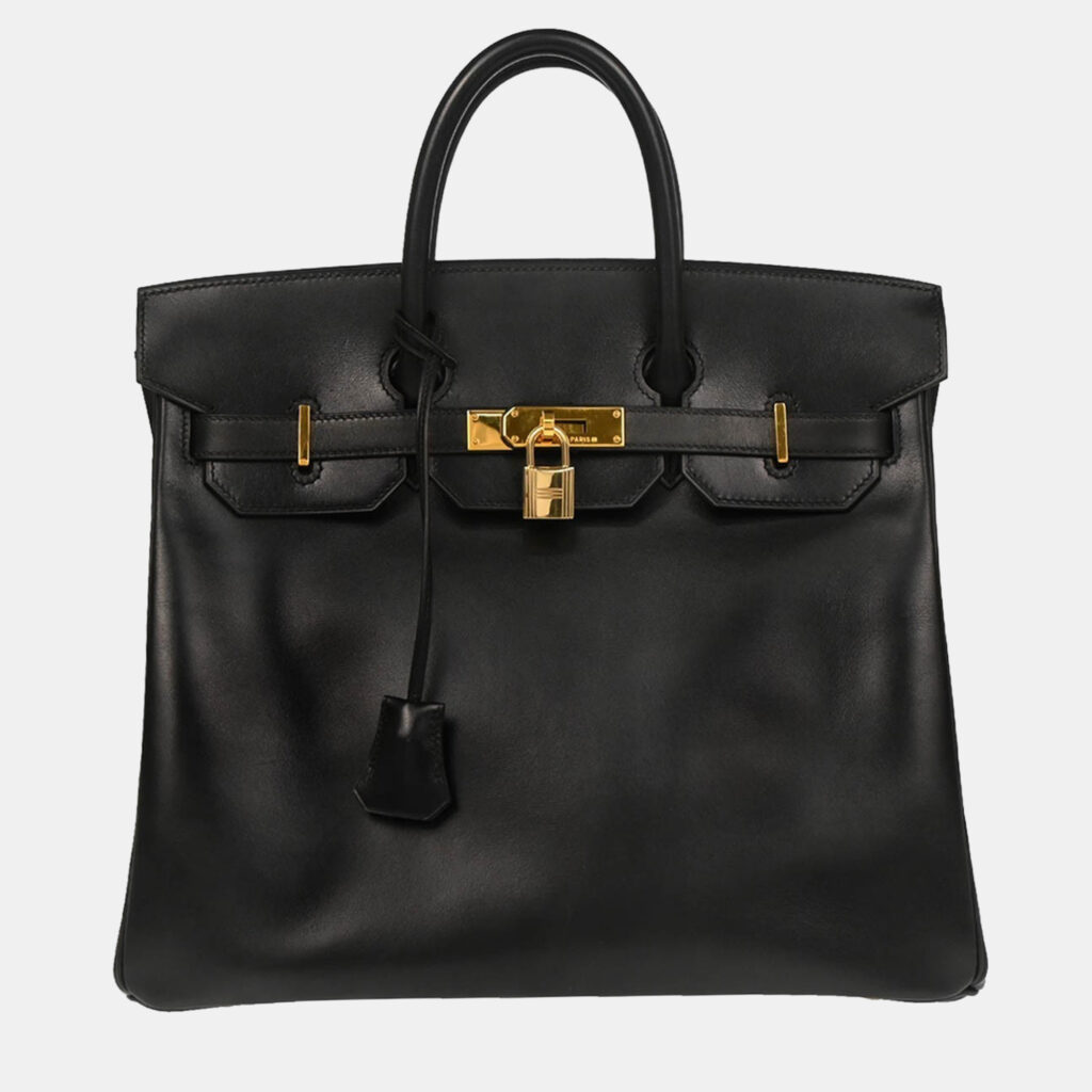 Hermes Black Box Calf Haut a Courroies 32 Handbag Hermes Black Box Calf Haut a Courroies 32 Handbag