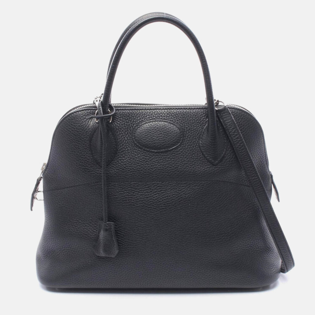 Hermes Bolide31 Shoulder Handbag Clemence Leather Black X Shw Hermes Bolide31 Shoulder Handbag Clemence Leather Black X Shw