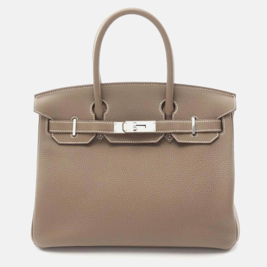 Hermes Birkin 30 Etoupe Togo Leather Handbag Hermes Birkin 30 Etoupe Togo Leather Handbag