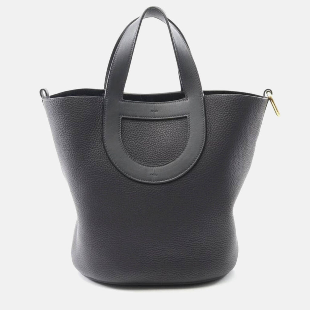 Hermes In The Loop 23 Caban Navy Blue Leather Handbag Hermes In The Loop 23 Caban Navy Blue Leather Handbag