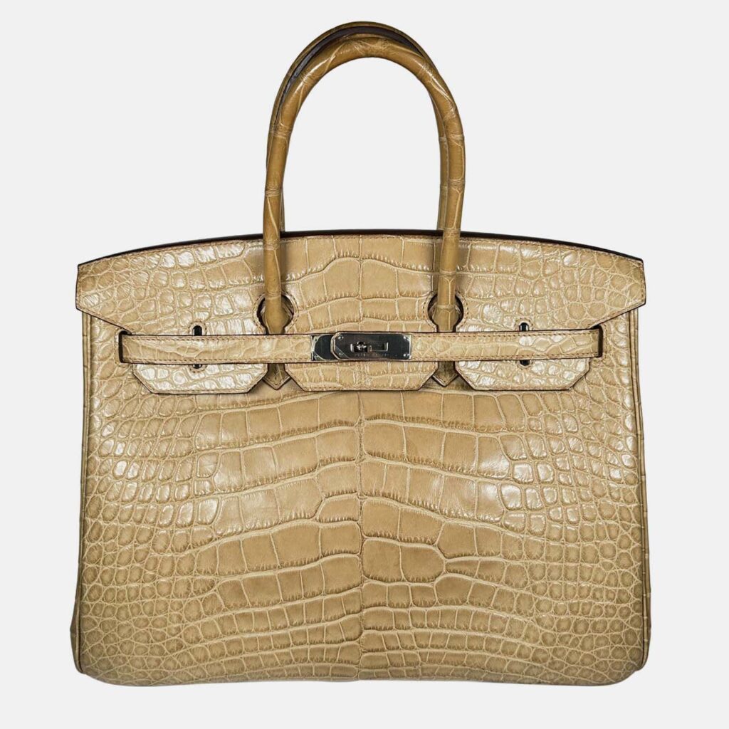 Hermes Birkin 35 Poussiere Alligator Mississippiensis Phw Bag Hermes Birkin 35 Poussiere Alligator Mississippiensis Phw Bag