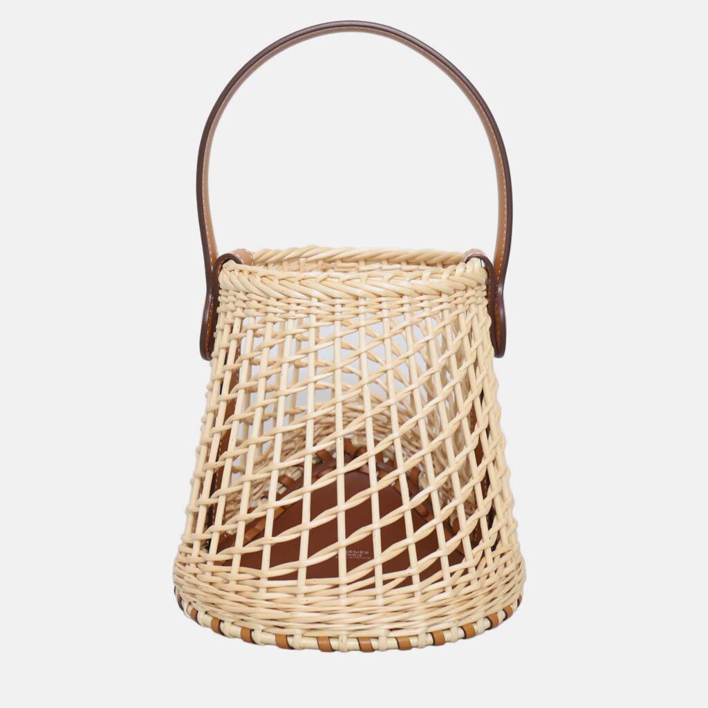 Hermes Butler Wicker Sabot Picnic Bag Hermes Butler Wicker Sabot Picnic Bag